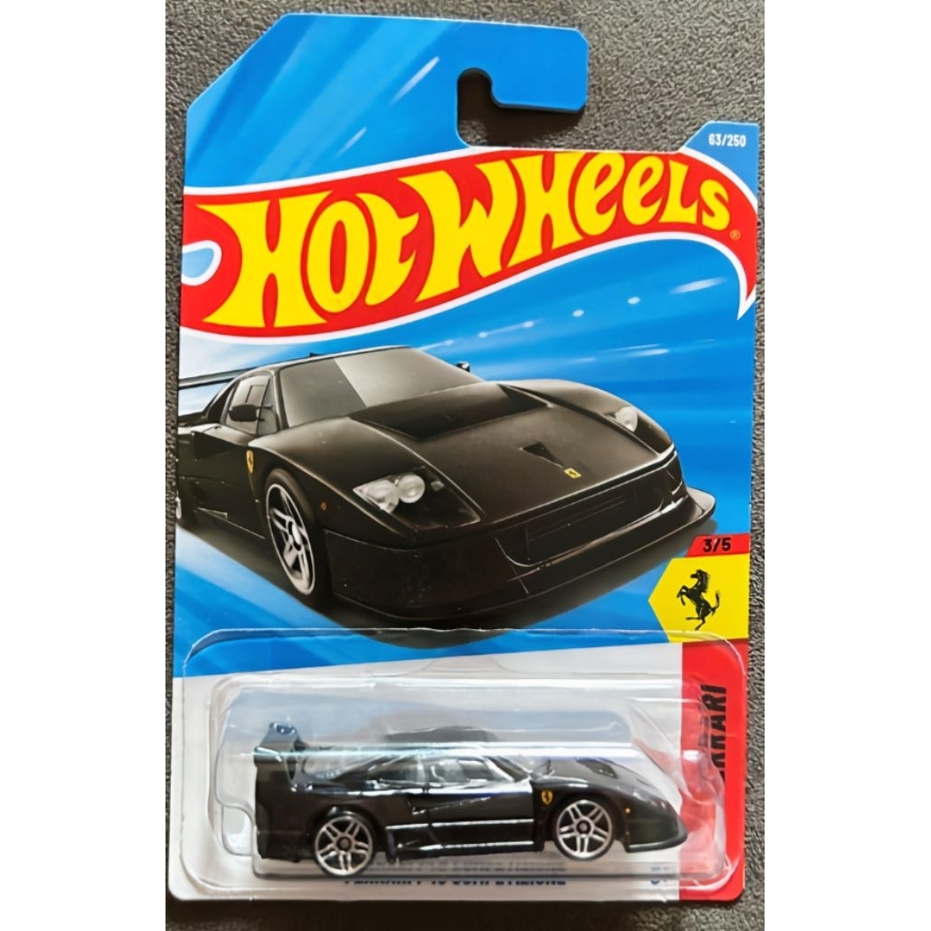 Hot Wheels 2025 Ferrari F40 Competizione #63 BLACK