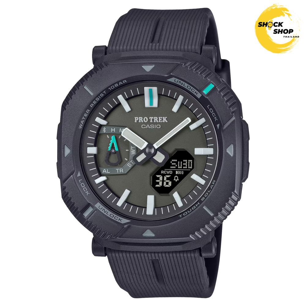 CASIO PROTREK PRJ-B001 Series รุ่น PRJ-B001-1 นาฬิกาข้อมือ สำหรับผู้ชายที่ชอบกิจกรรม Adventure ฟังก์