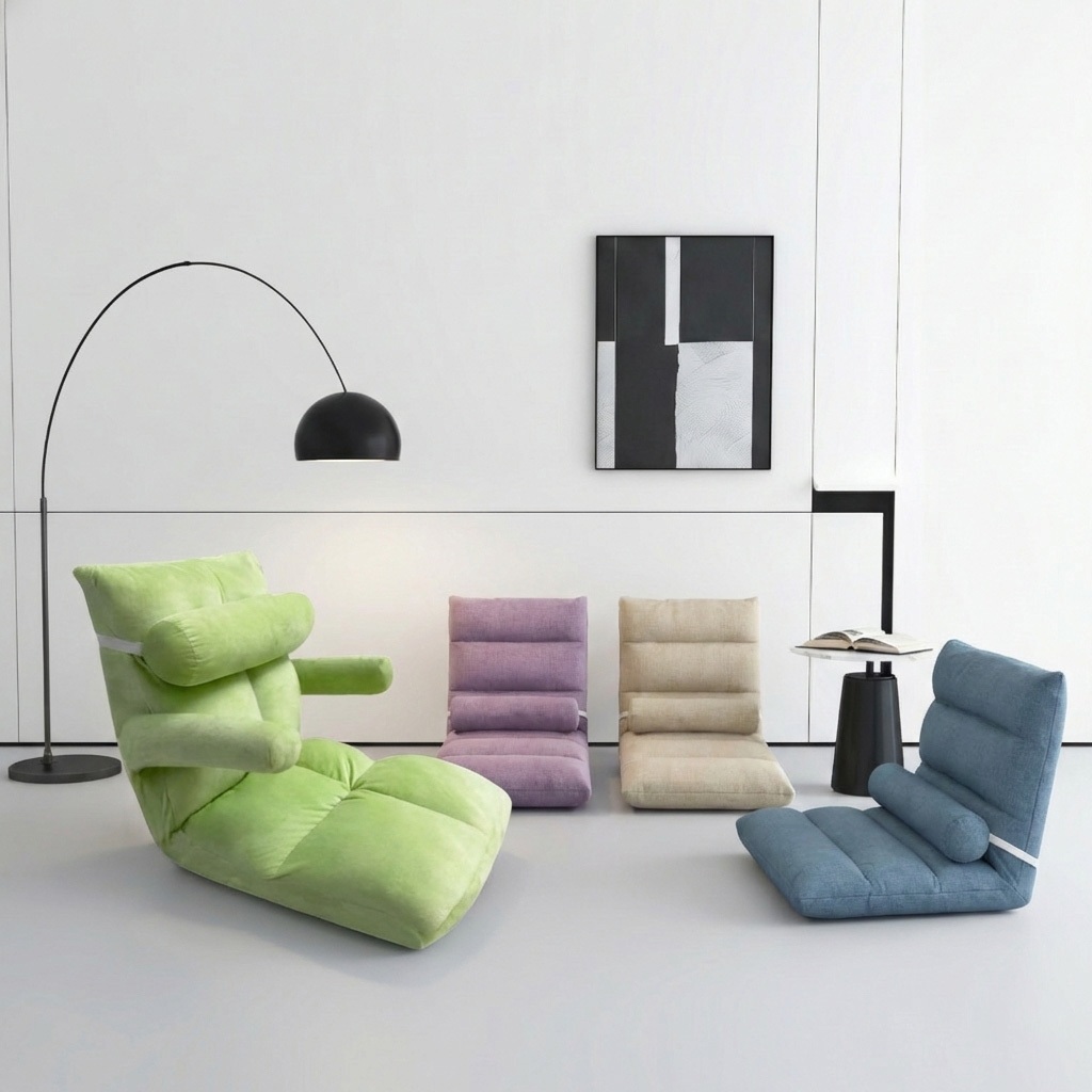 SOFAไซส์ใหญ่ 110 ซม.โซฟา ปรับเอนได้ 6 ระดับ โซฟาญี่ปุ่น เก้าอี้นั่งพื้น ปรับนอนได้