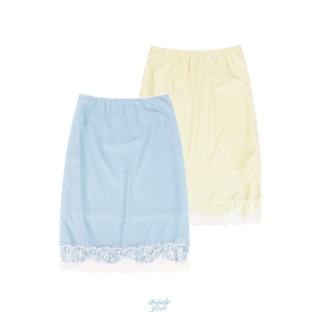 WENDYLOVE | Delina Satin Skirt กระโปรงผ้าซาติน สุดน่ารัก