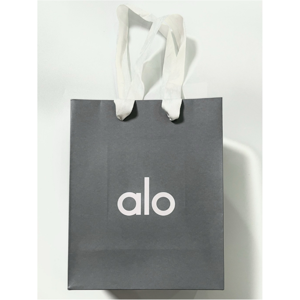 ถุงกระดาษ alo สีเทาแท้