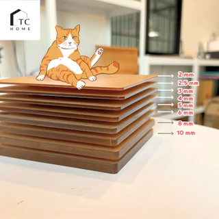 แผ่นอะคริลิค SIZE 15 x 60 cm. หนา 2–10 mm มีสีใส ขาว ขาวขุ่น ดำ แดง น้ำเงิน เขียว ดำใส - L3060