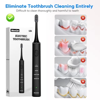 MeeGoo Sonic Electric Toothbrush แปรงสีฟันไฟฟ้าโซนิค ชารจ์แบบType-C กันน้ำ IPX7 4 โหมด 56000 rpm