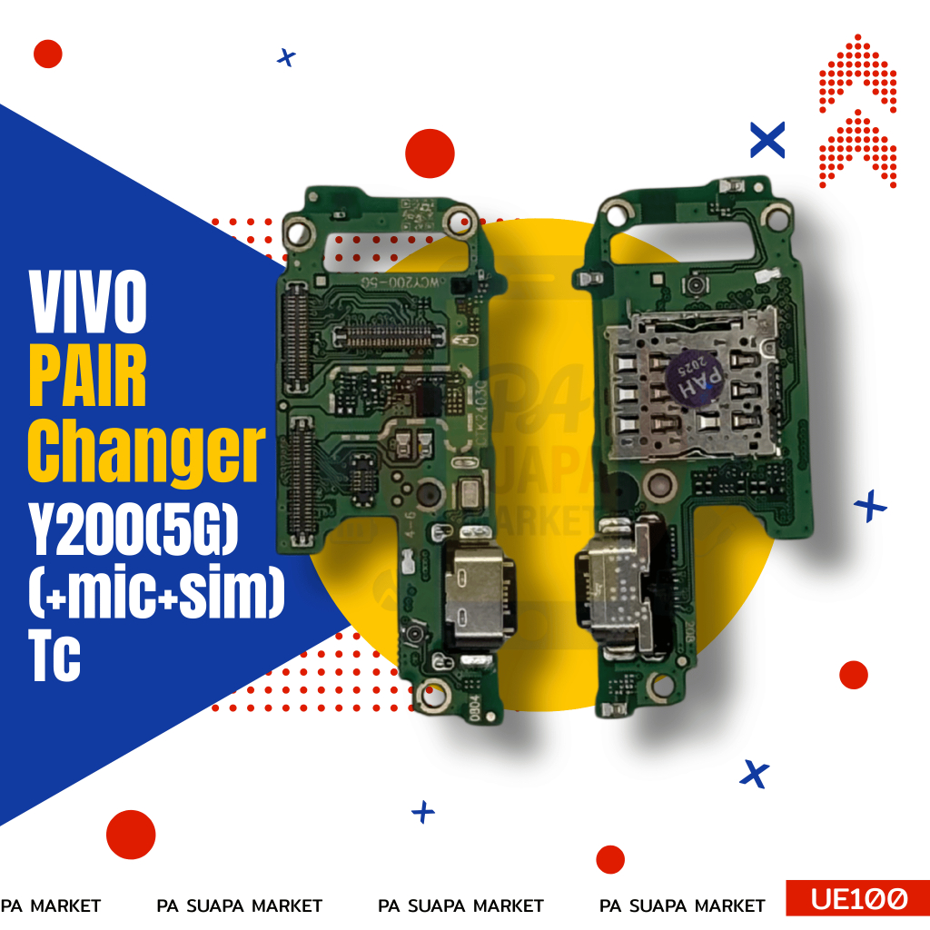 Pair Changer Vivo Y200(5G) (+mic+sim)Tc
