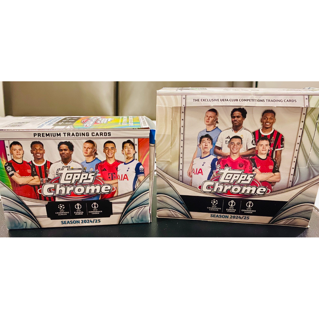 การ์ด(base) จากกล่อง 2024/25 Topps Chrome UCL & UEL