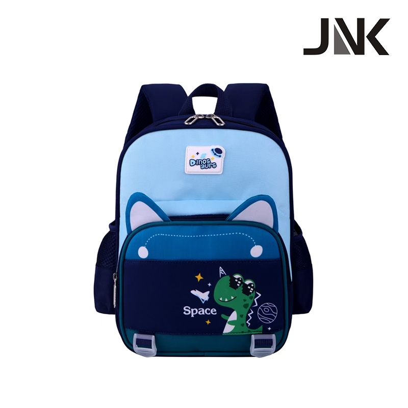 JNK #8002 กระเป๋าเป้ผ้าใบสำหรับเด็กอนุบาล กระเป๋าเตรียมอนุบาล 12 นิ้ว