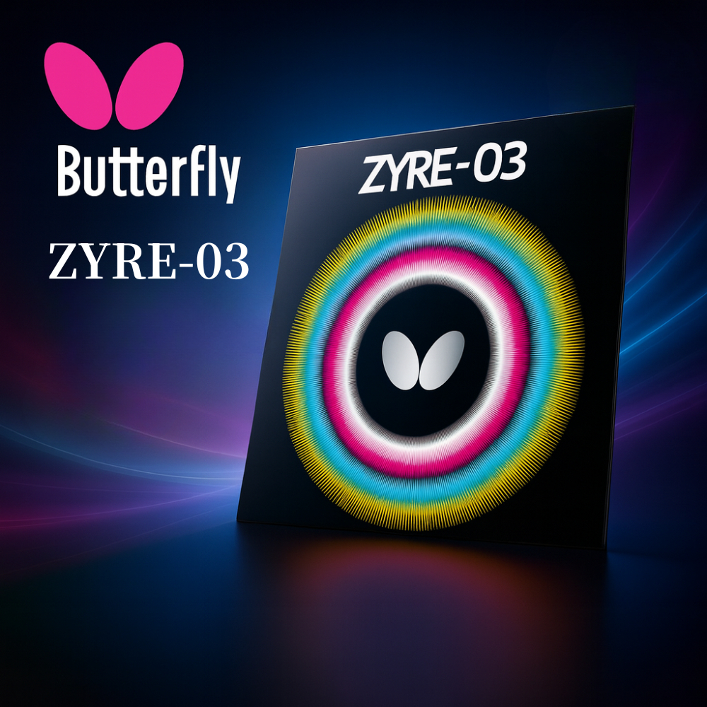 ยางปิงปอง Butterfly ZYRE 03 Table Tennis Rubber 2.5mm 2.7mm Ping Pong From Japan