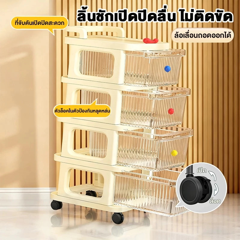ชั้นวางรถเข็นลิ้นชัก 3-5 ชั้น thumbnail 7