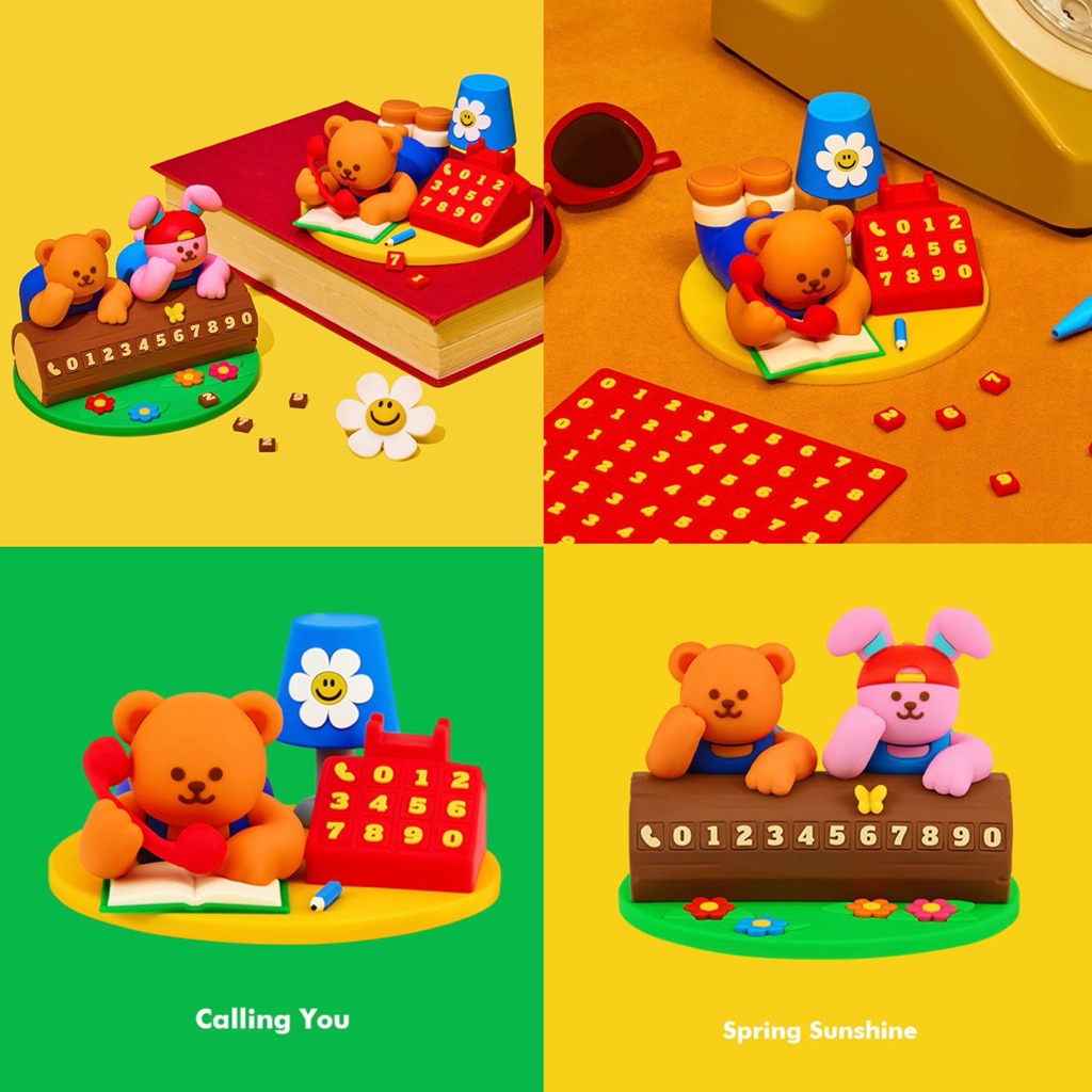 พร้อมส่ง🌈 Wiggle Wiggle ของแท้ 💯 ป้ายเบอร์โทรรถยนต์ + ฟิกเกอร์ตั้งโชว์สุดน่ารัก Figure Phone Number 