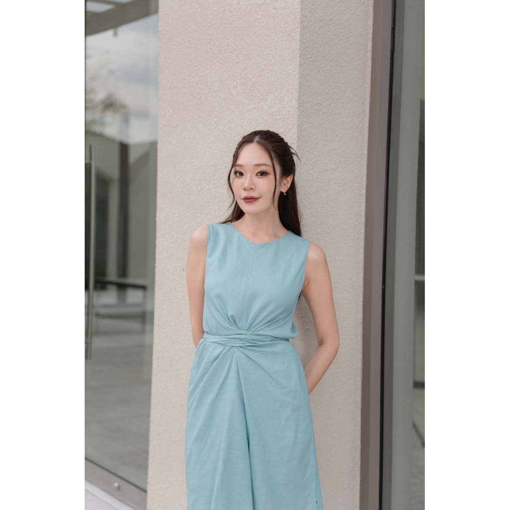 Ralin Demi dress เดรสผูกเอว