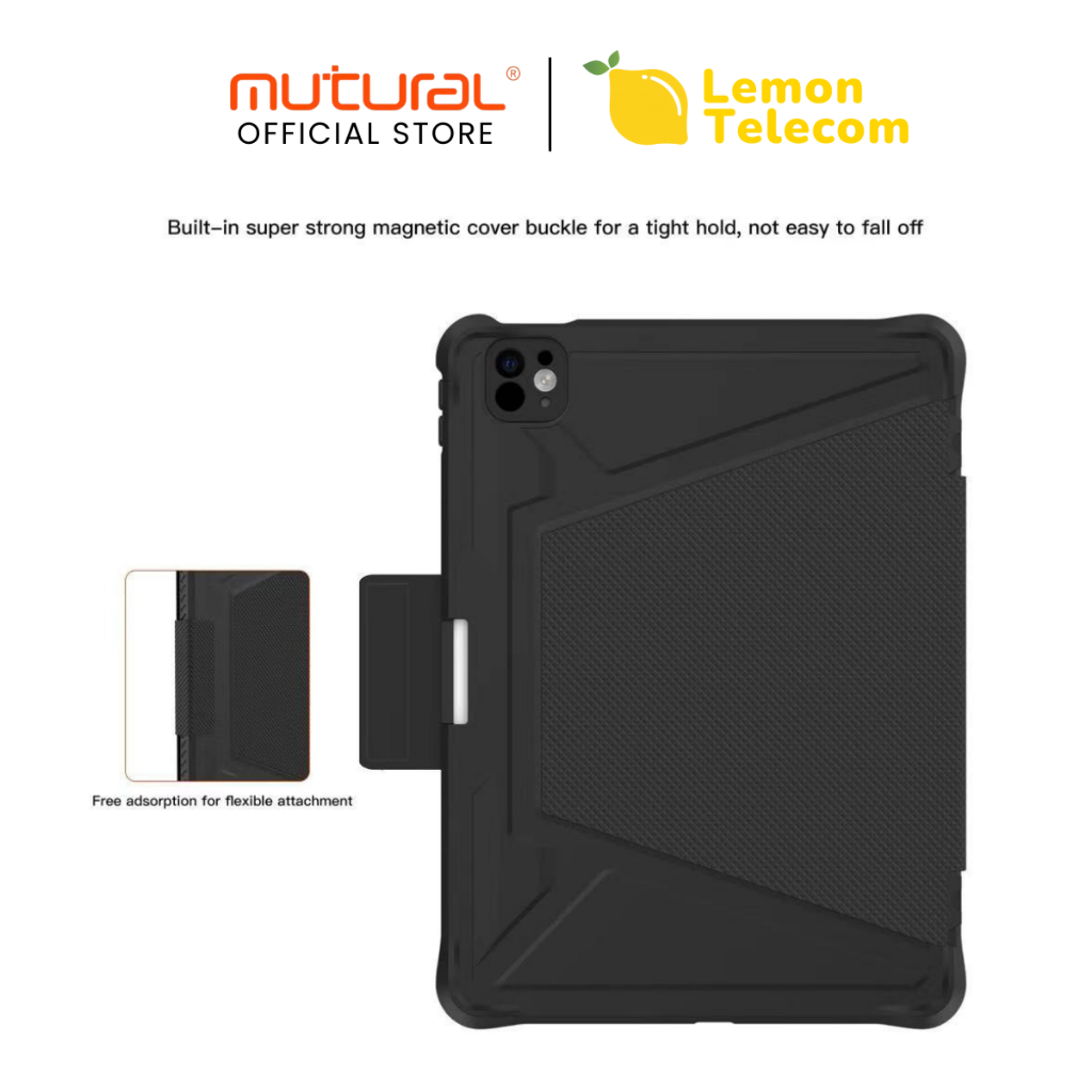 Mutural รุ่น Plaid series เคสไอแพดรุ่นใหม่กันกระแทกวางพับปรับระดับพร้อมกริป ใช้สำหรับ iPad Air4,5,6,7 / iPad Gen 10,11 ราคา ถูกที่สุด ดีลบีเคเค แกลเลอรีภาพที่ 6