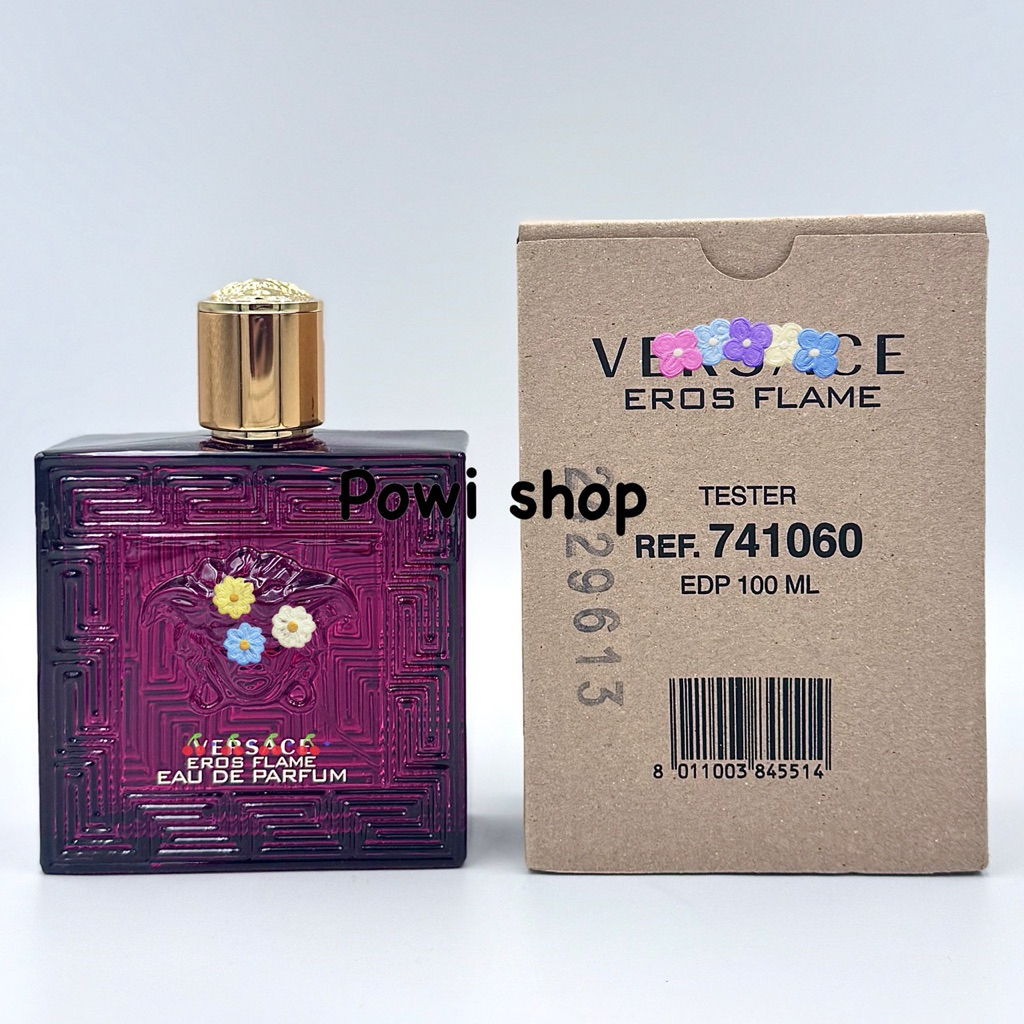 น้ำหอมกล่องเทสเตอร์ของแท้Eros Flame eau de parfum 100ml