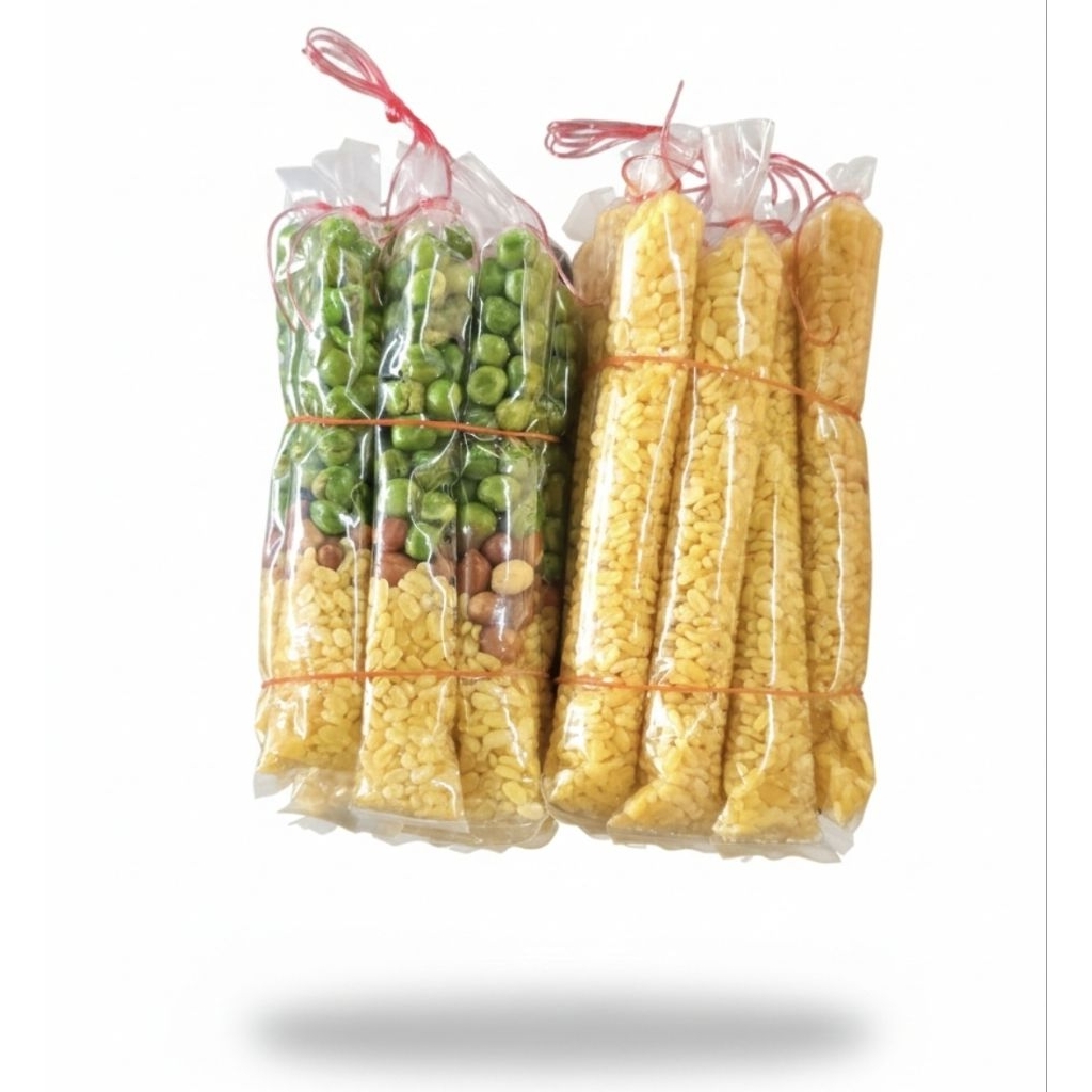 ถั่วแท่งทอดคลุกเกลือ | 1 มัด 10 แท่ง กรอบอร่อย มี 2 แบบให้เลือก