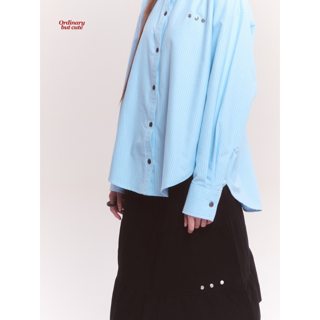 ODBC Neko skirt  กระโปรงดีเทลปักหมุด signature ราคา ถูกที่สุด ดีลบีเคเค แกลเลอรีภาพที่ 5