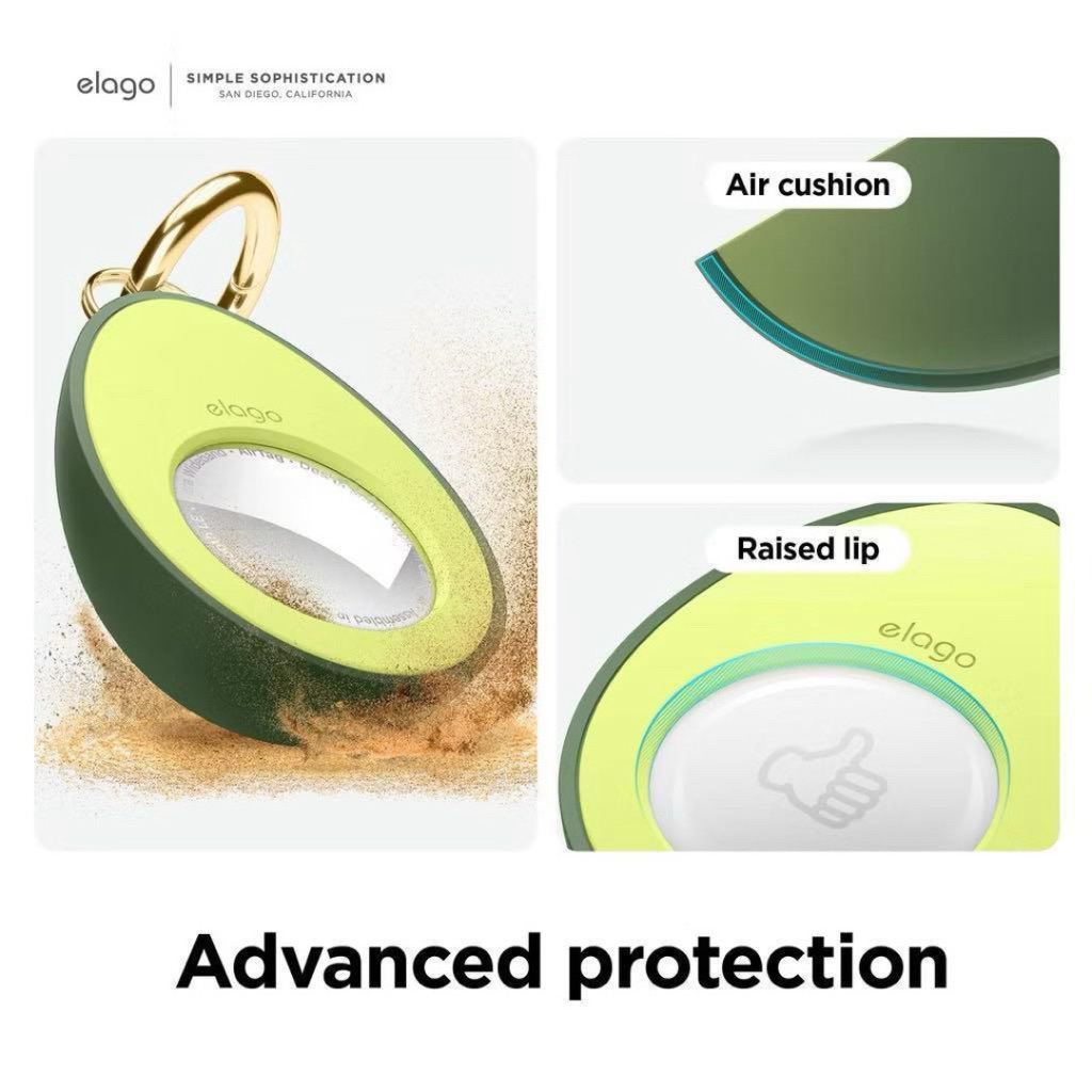 elago Avocado Case for AirTag Case with Keychain เคสสำหรับใส่ AirTags ลิขสิทธิ์แท้จากตัวแทนจำหน่าย - รูปที่ 5