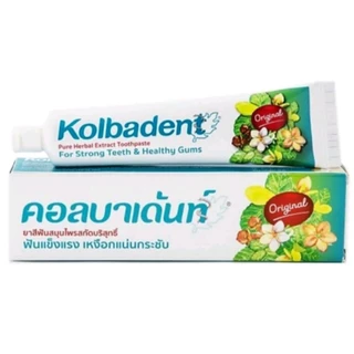Pack 2 กล่อง Kolbadent ยาสีฟันสมุนไพรสกัดบริสุทธิ์ คอลบาเด้นท์ 160 กรัม 2 กล่อง ยาสีฟันคอลบาเด้นท์