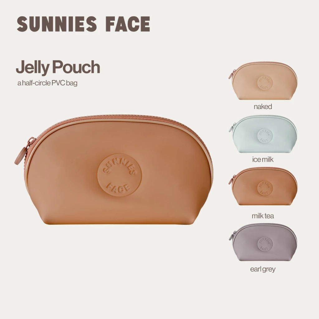 Sunnies Face Jelly Pouch [กระเป๋าใส่เครื่องสำอาง]