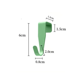 P534 ตะขอ CABINET HOOK ตะขอสำหรับแขวนกับประตู เพิ่มพื้นที่จัดเก็บ จัดระเบียบ ห้องครัว ห้องน้ำ วัสดุเป็นเหล็กเหนียว SP