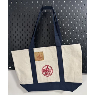 🆕พร้อมส่ง🎀 กระเป๋าผ้าสุดฮิต Trader Joe's Canvas Tote Navy💦/ Green ☘️/ Cheese bag/Mini Pastel/ Coffee Bean ของแท้💯 🇺🇸