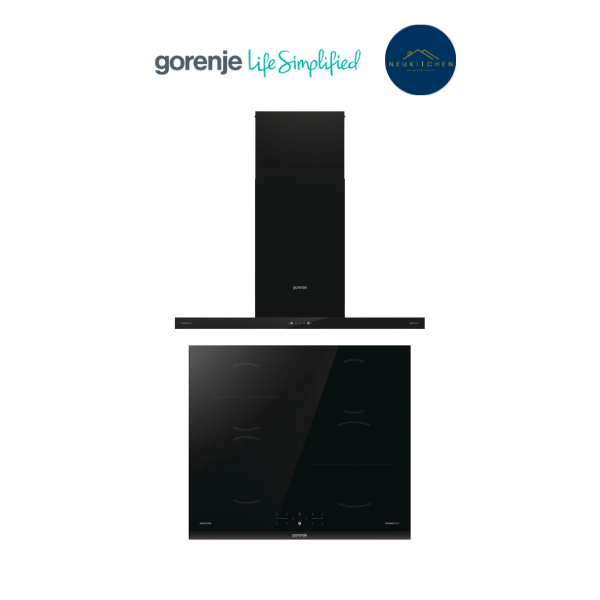 Gorenje ชุดเซ็ต เครื่องดูดควัน+เตาอินดักชั่น WHT9SYB+GI6401BC