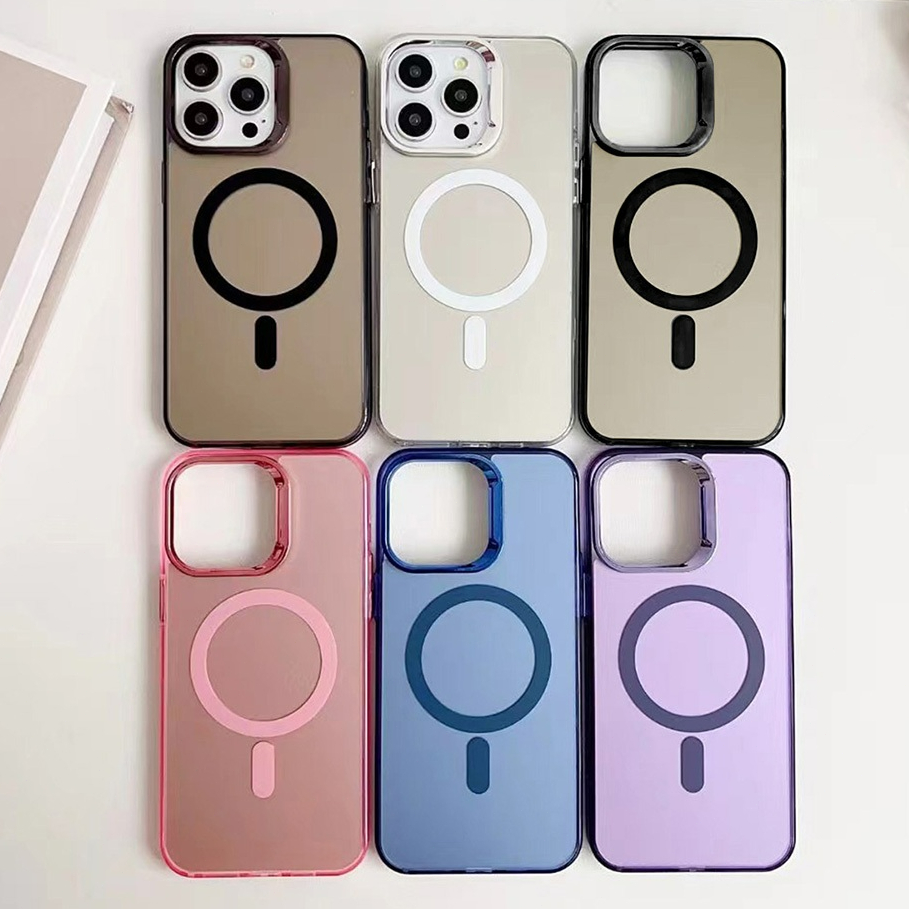 เคสชาร์จไร้สาย for IPhone17 11 15 16 14 12 13 Pro Max 13 16 Pro 15Plus XR XS Max เคสสวย การชุบด้วยไฟฟ้า IMD เคสมือถือ