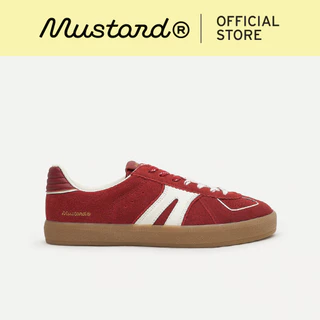 Mustard Trace Bold Red | รองเท้าหนังแท้