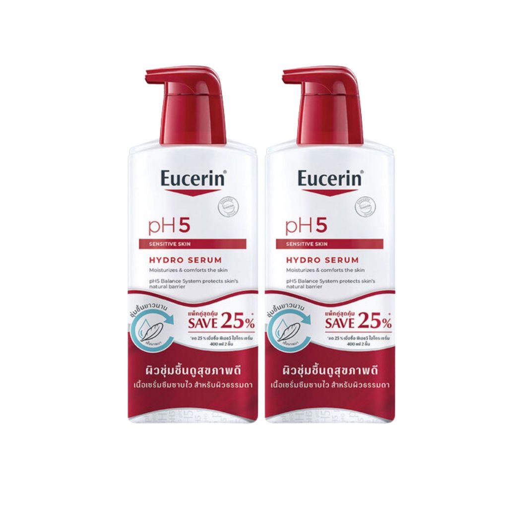 Eucerin save 25% ph5 hydro serum 400ml x2