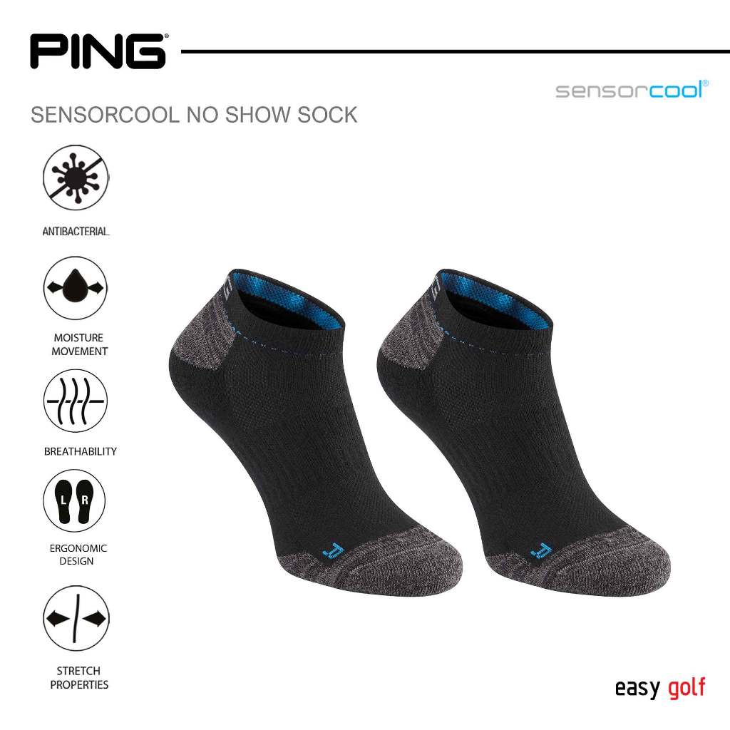 PING SENSORCOOL NO SHOW SOCK PING SOCK ถุงเท้าข้อสั้น ถุงเท้า
