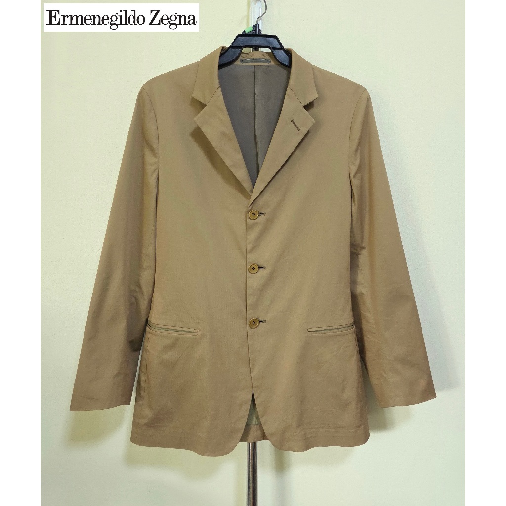 Ermenegildo Zegna เสื้อสูท สีน้ำตาลกาแฟ อก 39 นิ้ว มือสอง