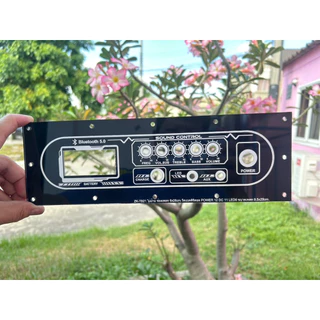 เพลทลำโพงบลูทูธZK-TB21ไม่ย้าย งานไฟ3มิล ช่องเพลท6x26cm.วัดแบตดิจิตอล DC 11มิล ขนาดเพลท9.5x29cm.