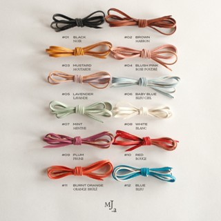 MJ.a Accessories เชือกหนัง PU 12 สี ยาว 1 เมตร
