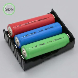 รางถ่าน 18650 แบบ Block Case (1/2/3/4 ช่อง)