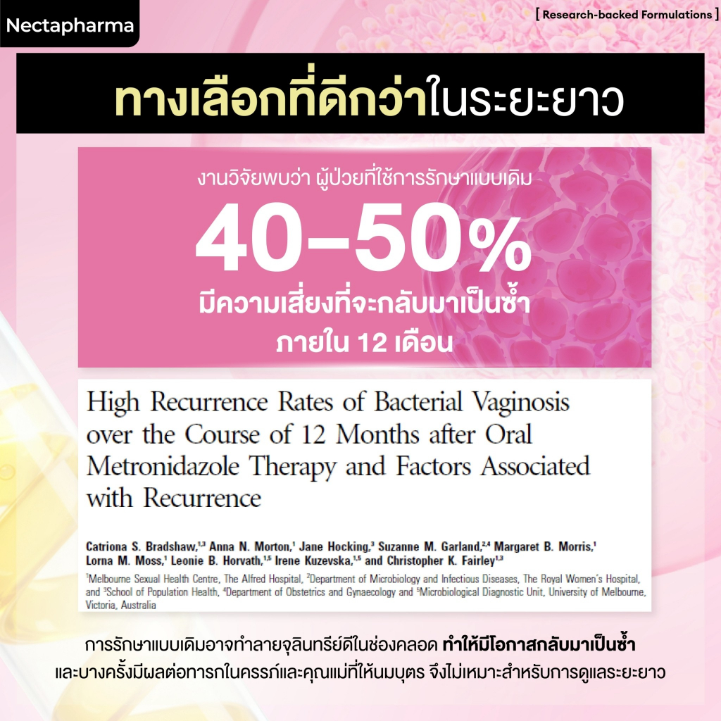 Nectapharma Femi Probiotics เนคตาฟาร์มา เฟมิ โพรไบโอติกส์ วิตามินแคร์ซิส - 1