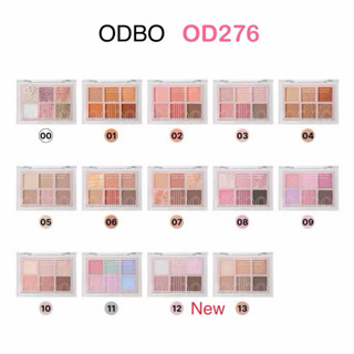 OD276 odbo โอดีบีโอ ซิกเนเจอร์ อายแชโดว์ พาเลท 6เฉดสีใน1ตลับ…