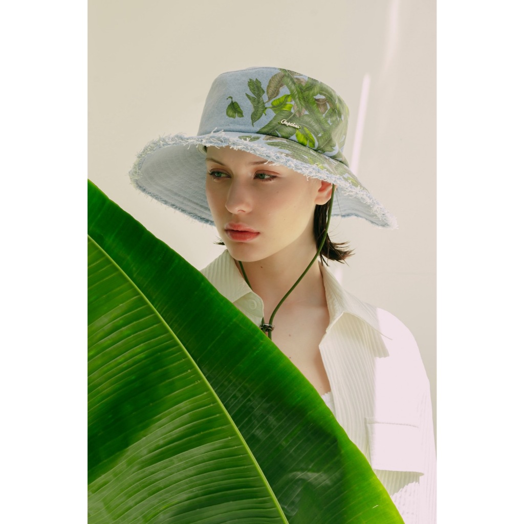 หมวกปีกรอบยีนส์ กัน UV รุ่น Bai-Tong Tales VO