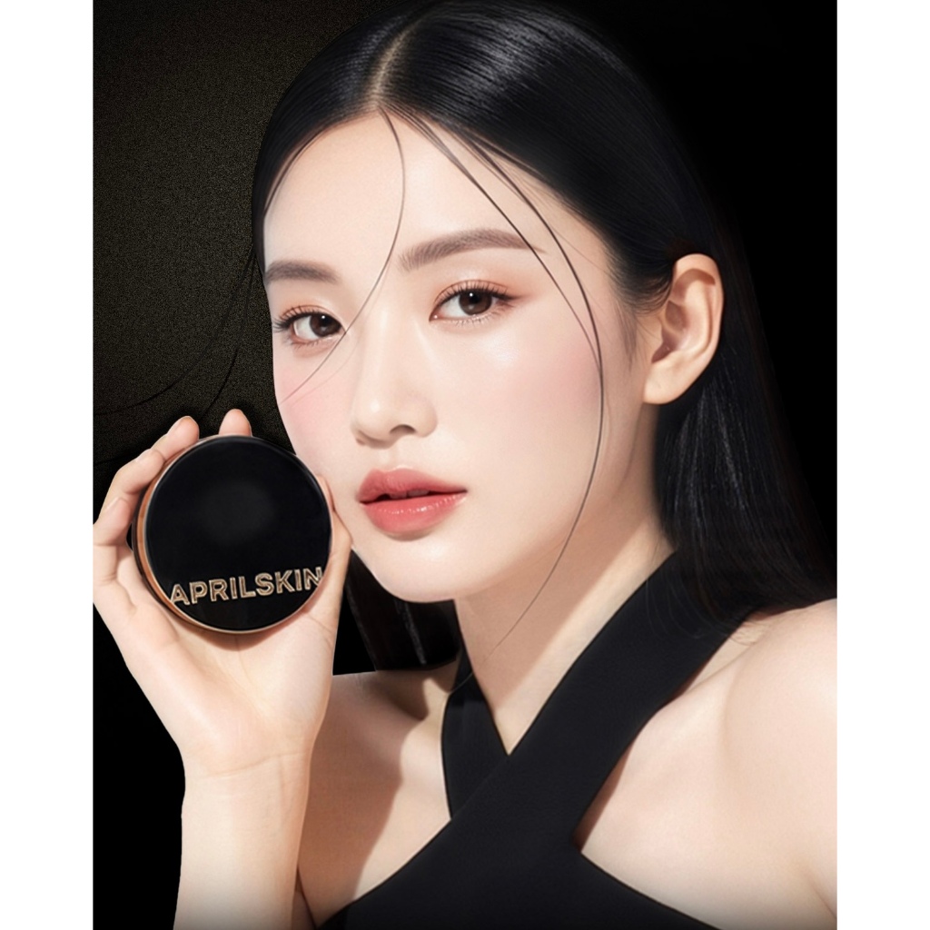 Aprilskin Magic Snow Cushion สูตรชุ่มชื้น ปกปิดแน่น ของแท้จากช็อปเกาหลี✔️ Pre-order คุชชันสำหรับการแ