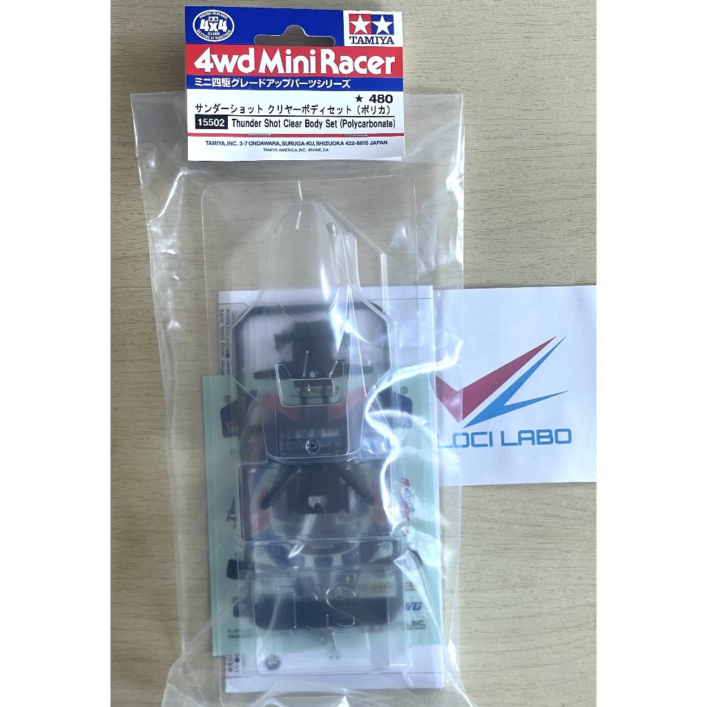 TAMIYA 15502 Thunder Shot Clear Body Set (Polycarbonate) บอดี โพลี่ สินค้าพร้อมส่ง !!!