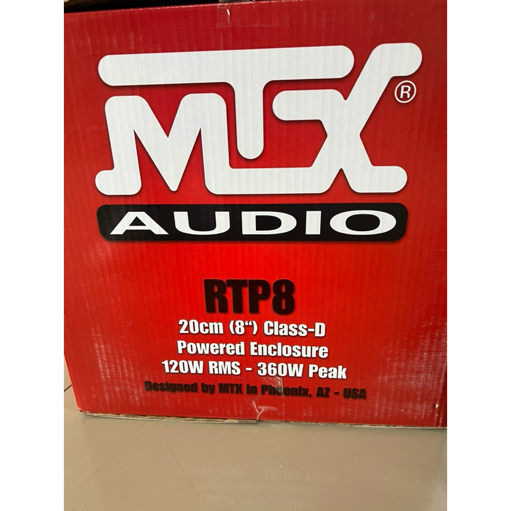 ใบละ 2995บาท BassBox ลำโพงเบส8นิ้ว มีแอมป์ในตัว ยี่ห้อ MTX ลำโพงเบสติดรถยนต์ ราคา ถูกที่สุด ดีลบีเคเค แกลเลอรีภาพที่ 7