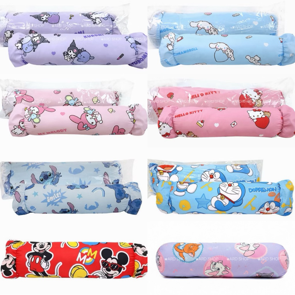 🔥พร้อมส่ง🔥ส่งด่วน✨ Momento หมอนข้าง Sanrio , Disney 12x25นิ้ว ✨ของขวัญปีใหม่ ของขวัญวันเกิด🛍️🎁 ของแท้ 100%✨