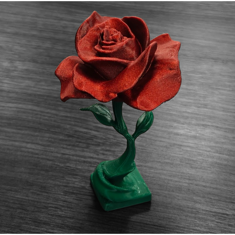 ดอกไม้ valentiner โดยเครื่องปริ้น 3D