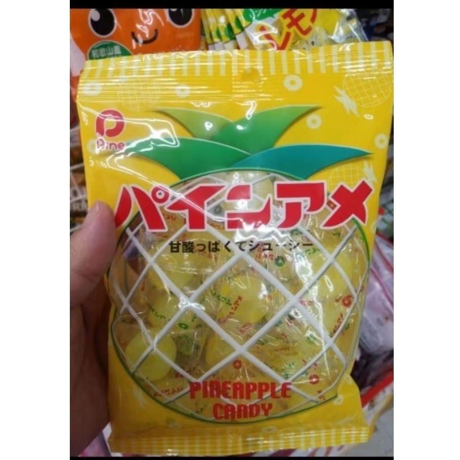 ecook​ ญี่ปุ่น​ ลูกอม​ สับปะรด​ dk​ pine pine​apple​ kg​pine​ ame 110g