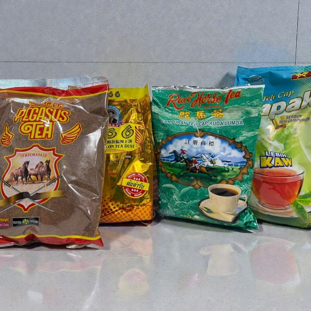 เซ็ตชาม้าดาบ+ชาตรา666+ชาม้าเขียวฮาลาลดำ+ชาตราขวาน เซ็ตชาใต้