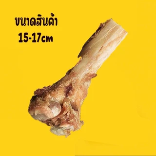 กระดูกแพะอบแห้ง ขนมสุนัขเคี้ยวเพลิน ช่วยบริหารเหงือก ลดคราบหินปูน กระดูกขัดฟันสำหรับสุนัข ขนาด15-17CM