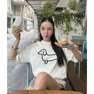 MALI A dog T shirt เสื้อยืดOVER SIZEแขนสั้น