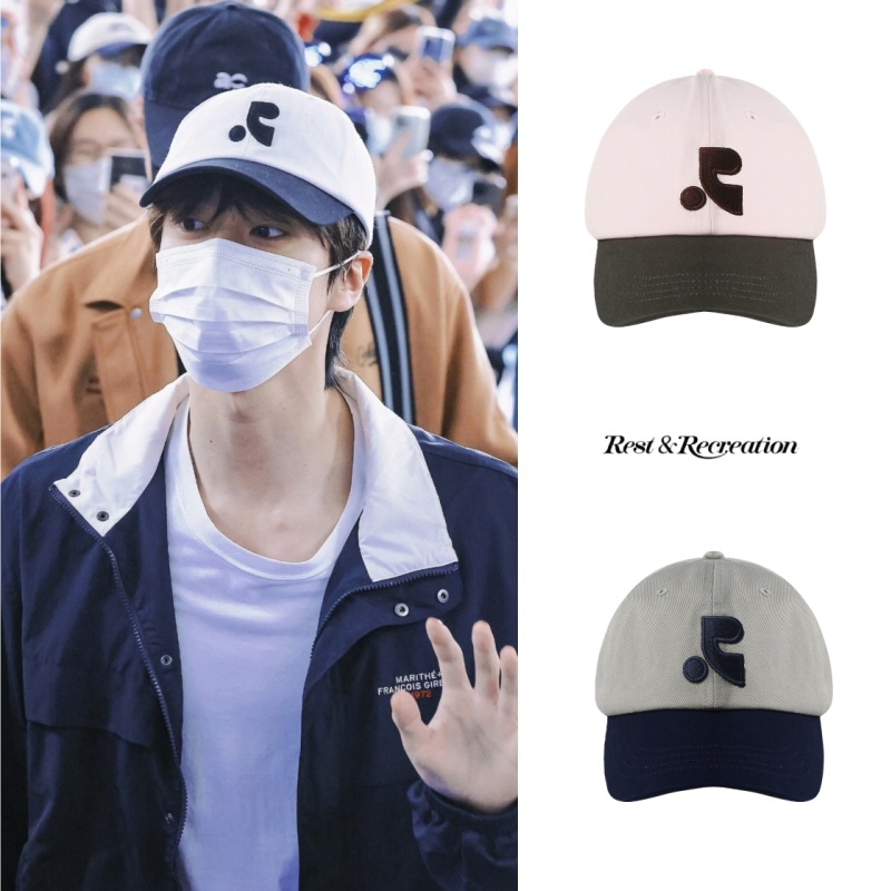 🎗ของแท้💯% เกาหลีRest RR หมวกเบสบอลปัก🧢🧢