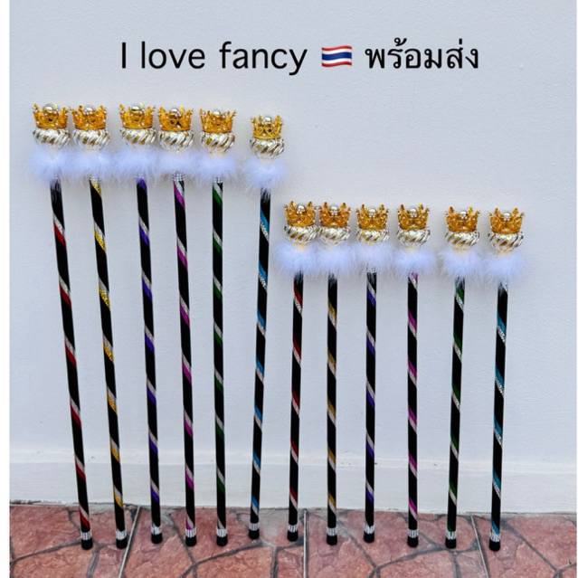 ไม้คฑาดรัมเมเยอร์  หัวขนนก พร้อมส่ง