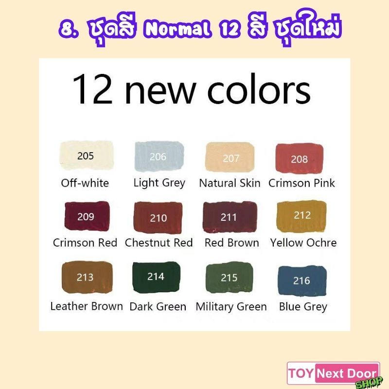 พร้อมส่งจากไทย มีรับประกัน เคลมได้ ตัวแทนจำหน่าย Doloha : Acrylic Marker สูตรน้ำ สำหรับทำโมเดล หุ่นยนต์ ไม่มีกลิ่น รูปที่ 7