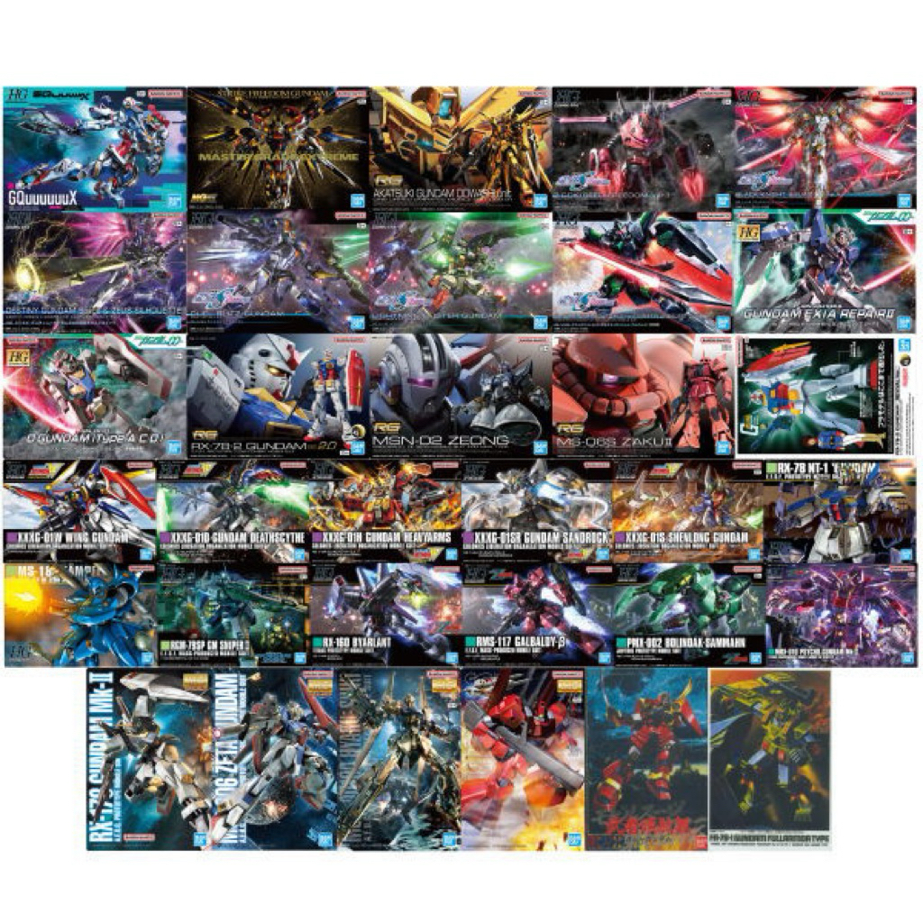 [ชุดใหม่] Gundam Gunpla Package Art Collection (การ์ดสะสม art work กล่องกันพลา กันดั้ม)