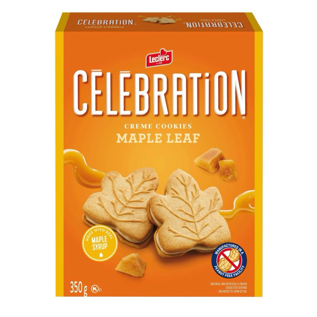 Maple Leaf Cream Cookies