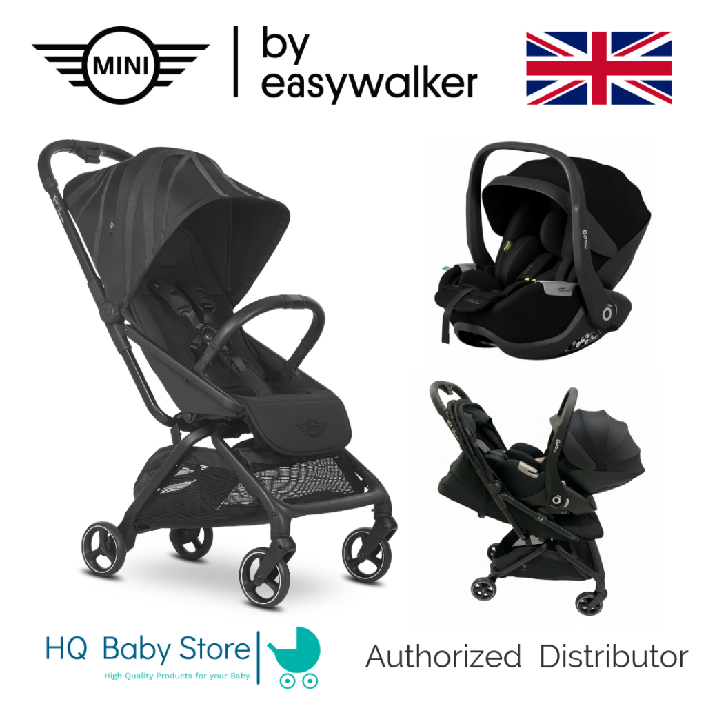 MINI S Stroller + Nado O1 Lotus iSize Travel System รถเข็นเด็ก MINI S พร้อมคาร์ซีท Nado O1
